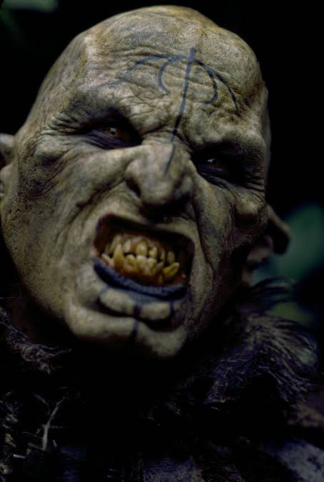 The depiction of the mythical "Orc" from Lord of the Rings.